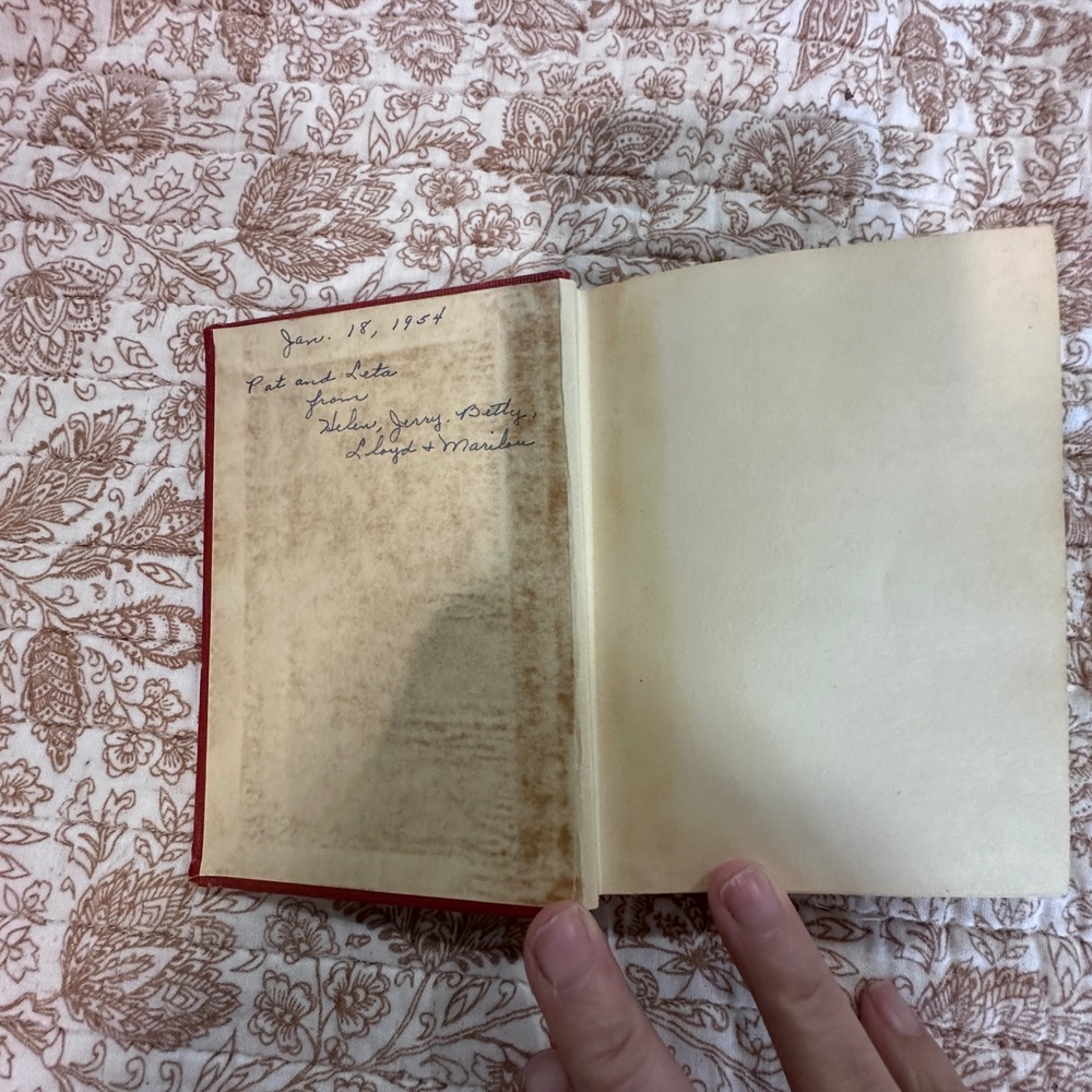 Vintage 1939 Gods Purpose 365 Daily Sermonettes Home Worship Red Hardcover Book - Picture 2 of 11
